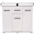 Szafka pod Akwarium Proste Solid 80x35x75cm Biała