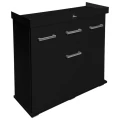 Szafka pod Akwarium Proste Solid 80x35x75cm Czarna