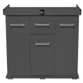 Szafka pod Akwarium Proste Solid 80x35x75cm Grafit