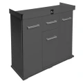 Szafka pod Akwarium Proste Solid 80x35x75cm Grafit