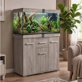 Szafka pod Akwarium Proste Solid 80x35x75cm Dąb Truflowy