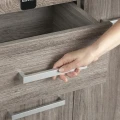 Szafka pod Akwarium Proste Solid 80x35x75cm Dąb Truflowy