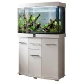 Szafka pod Akwarium Profilowane Owalne Solid 100x40x75cm Biała
