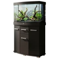 Szafka pod Akwarium Profilowane Owalne Solid 100x40x75cm Czarna