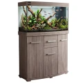 Szafka pod Akwarium Profilowane Owalne Solid 100x40x75cm Dąb Truflowy