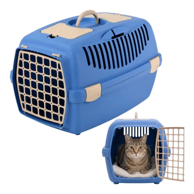 TRANSPORTER Zolux GULLIVER 3 DLA PSA KOTA KRÓLIKA 61x40x38cm do 12kg Plastik NIEBIESKI
