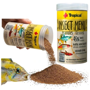 TROPICAL Pokarm dla Ryb INSECT MENU GRANULES SIZE XXS 250ML/160G 64014