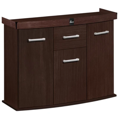 Szafka pod Akwarium Profilowane Owalne Solid 100x40x75cm Wenge