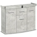 Szafka pod Akwarium Profilowane Owalne Solid 100x40x75cm Beton