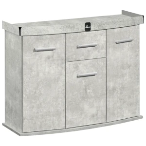 Szafka pod Akwarium Profilowane Owalne Solid 100x40x75cm Beton