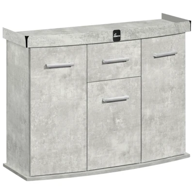 Szafka pod Akwarium Profilowane Owalne Solid 100x40x75cm Beton