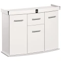Szafka pod Akwarium Profilowane Owalne Solid 100x40x75cm Biała