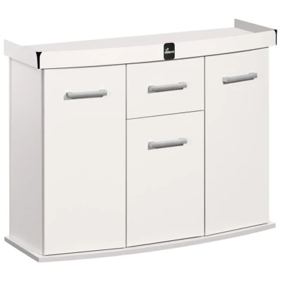 Szafka pod Akwarium Profilowane Owalne Solid 100x40x75cm Biała