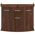 Szafka pod Akwarium Profilowane Owalne Solid 100x40x75cm Orzech