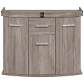 Szafka pod Akwarium Profilowane Owalne Solid 100x40x75cm Dąb Truflowy