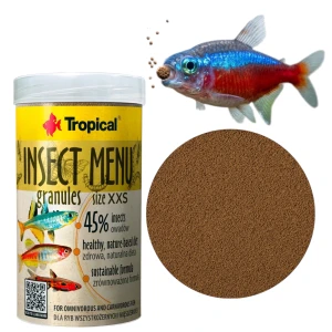 TROPICAL Pokarm dla Ryb INSECT MENU GRANULES SIZE XXS 100ML/64G 64013