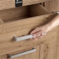 Szafka pod Akwarium Proste Solid 100x50x75cm Dąb Artisan