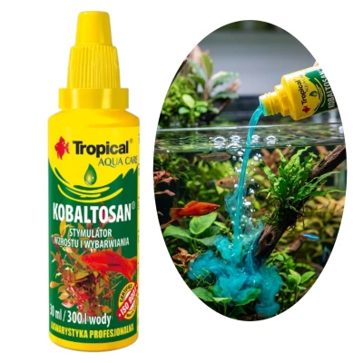 TROPICAL KOBALTOSAN 30ml NA WZROST I BARWĘ RYB