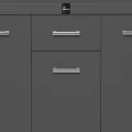 Szafka pod Akwarium Proste Solid 100x50x75cm Grafit