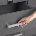 Szafka pod Akwarium Proste Solid 100x50x75cm Grafit