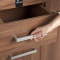 Szafka pod Akwarium Proste Solid 100x50x75cm Orzech