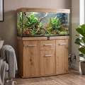 Szafka pod Akwarium Profilowane Owalne Solid 120x40x75cm Dąb Artisan