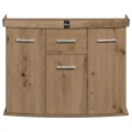 Szafka pod Akwarium Profilowane Owalne Solid 100x40x75cm Dąb Artisan