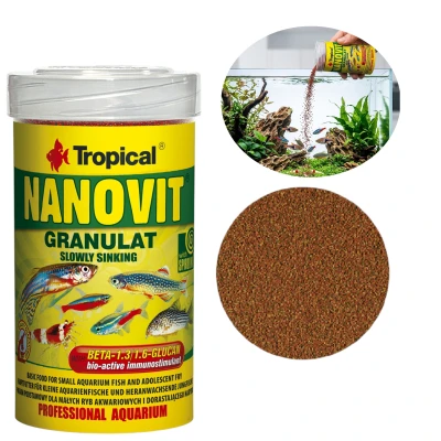 TROPICAL NANOVIT GRANULAT 100ML/60G Pokarm dla Ryb w Granulkach 67103