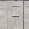 Szafka pod Akwarium Profilowane Owalne Solid 120x40x75cm Beton