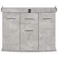 Szafka pod Akwarium Profilowane Owalne Solid 120x40x75cm Beton