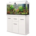 Szafka pod Akwarium Profilowane Owalne Solid 120x40x75cm Biała