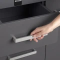 Szafka pod Akwarium Profilowane Owalne Solid 120x40x75cm Grafit