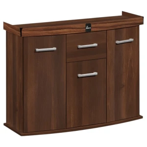 Szafka pod Akwarium Profilowane Owalne Solid 120x40x75cm Orzech
