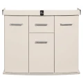 Szafka pod Akwarium Profilowane Owalne Solid 120x40x75cm Szampański