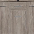 Szafka pod Akwarium Profilowane Owalne Solid 120x40x75cm Dąb Truflowy