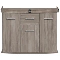 Szafka pod Akwarium Profilowane Owalne Solid 120x40x75cm Dąb Truflowy