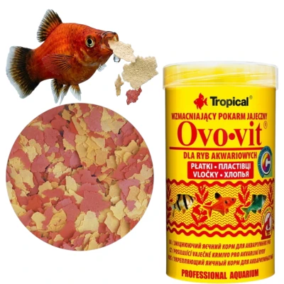 TROPICAL OVO-VIT 250ml - Pokarm Jajeczny Płatki Dla Ryb