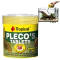 TROPICAL Pleco's Tablets Pokarm Roślinny dla Ryb Tonące Tabletki 50ml/30g 20772