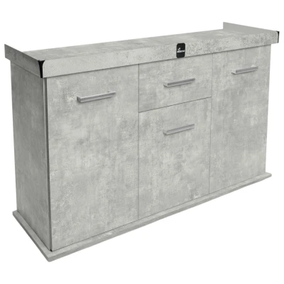 Szafka pod Akwarium Proste Solid 120x40x75cm Beton