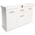 Szafka pod Akwarium Proste Solid 120x40x75cm Biała