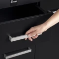 Szafka pod Akwarium Proste Solid 120x40x75cm Czarna