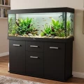 Szafka pod Akwarium Proste Solid 120x40x75cm Czarna