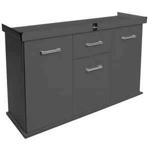 Szafka pod Akwarium Proste Solid 120x40x75cm Grafit