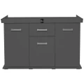 Szafka pod Akwarium Proste Solid 120x40x75cm Grafit