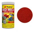 TROPICAL RED MICO COLOUR STICKS 250ml Wysokobiałkowy, Superwybarwiający Pokarm Z Astaksantyną I Ekstraktem z Czerwonej Papryki Dla Ryb