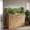 Szafka pod Akwarium Proste Solid 120x50x75cm Dąb Artisan