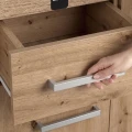 Szafka pod Akwarium Proste Solid 120x50x75cm Dąb Artisan