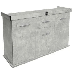 Szafka pod Akwarium Proste Solid 120x50x75cm Beton
