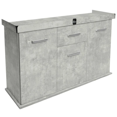 Szafka pod Akwarium Proste Solid 120x50x75cm Beton