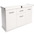 Szafka pod Akwarium Proste Solid 120x50x75cm Biała